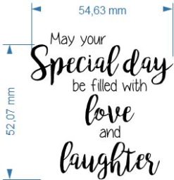 May your special day be...