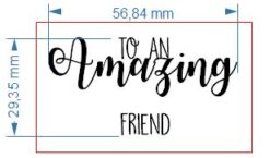 To an amazing friend