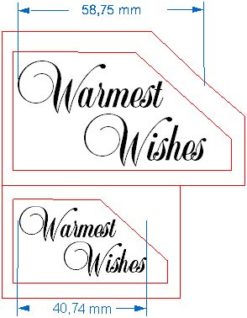 Warmest Wishes x 2