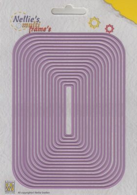 Nellies Multi Frame Dies - Straight Rectangle 2