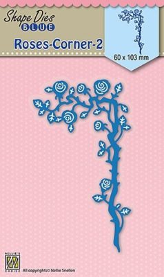 Nellies Shape Dies Blue - Roses Corner 2