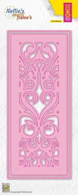 Nellies Multi Frame Dies - Slim Lines- Ornaments - MFD144