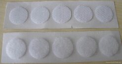 Hook n Loop White Velcro Dots - 30 each - HLVDw